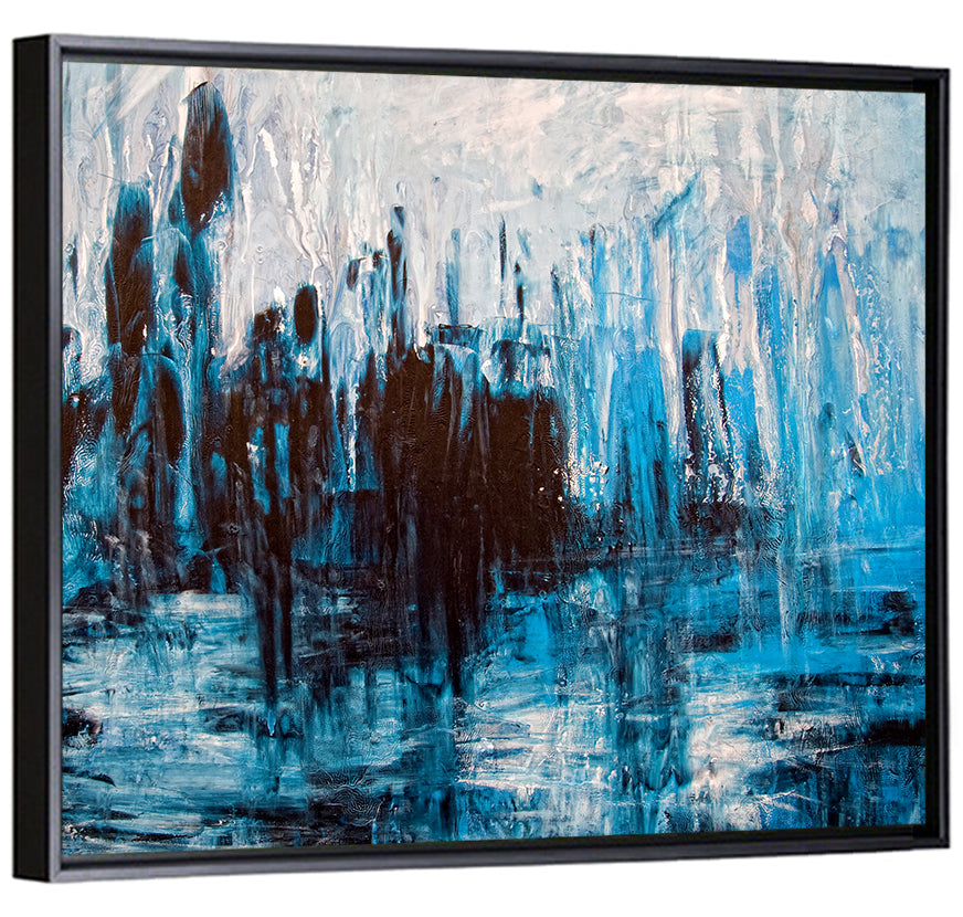 Messy Grunge Artistic Painting Wall Art