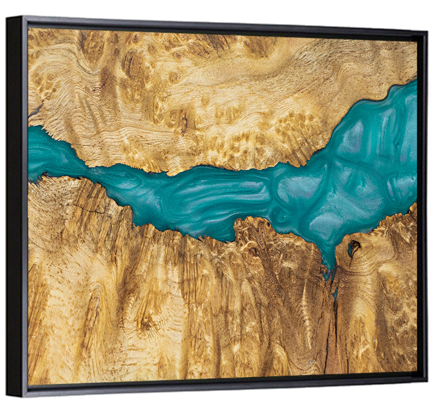 Epoxy Resin Wood Abstract Wall Art