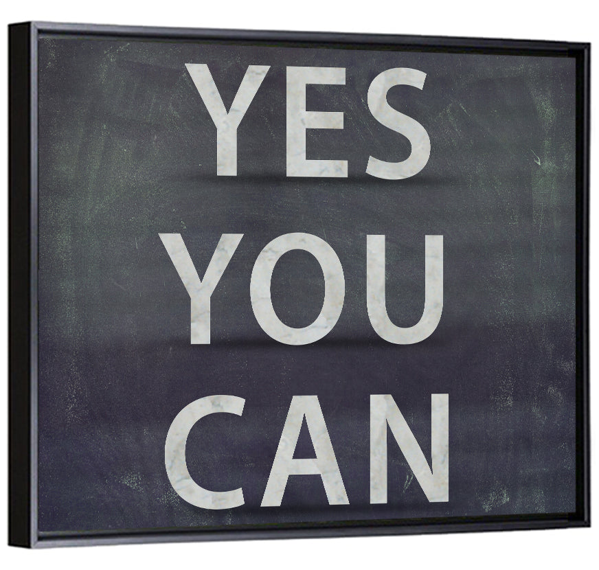 Yes You Can Wall Art