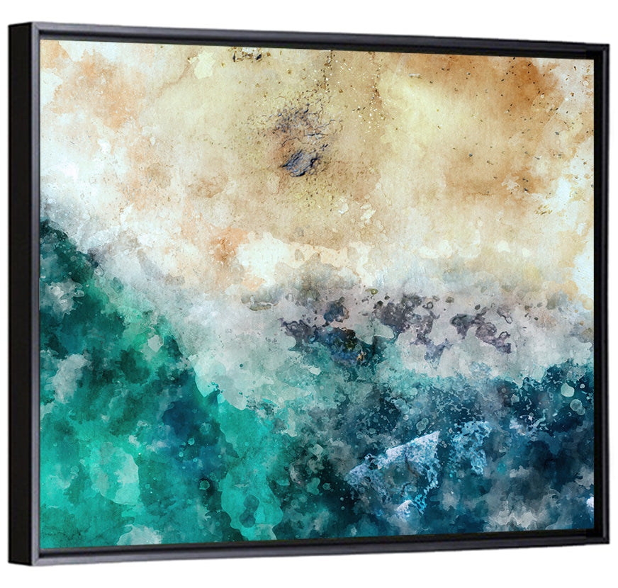 Ocean Beach Abstract Wall Art