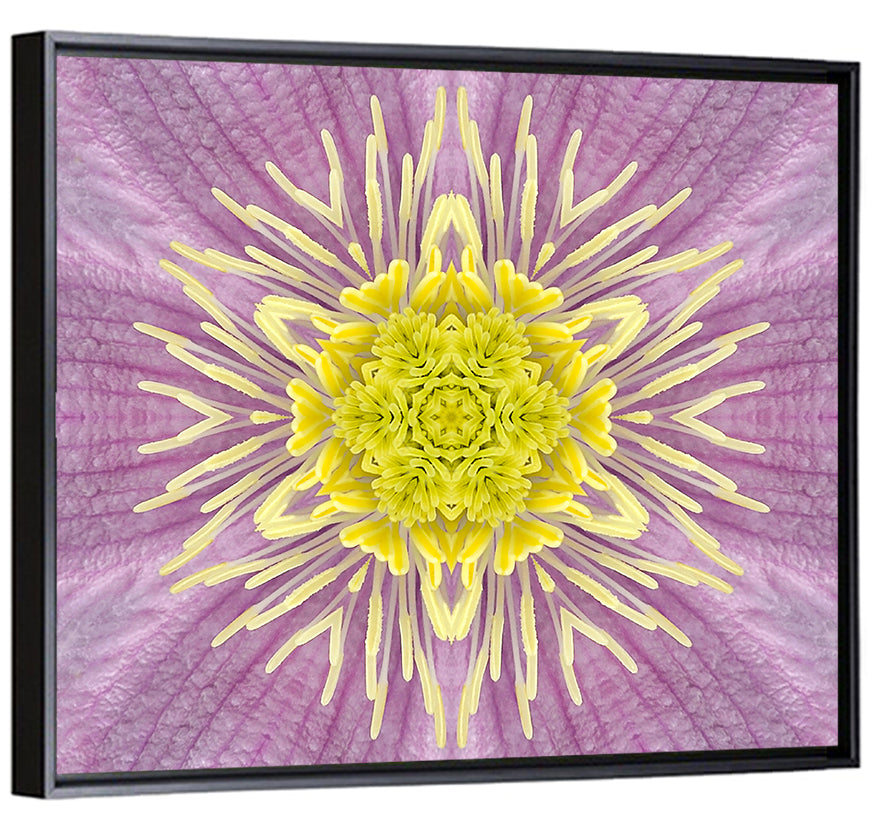 Concentric Mandala Floral Wall Art