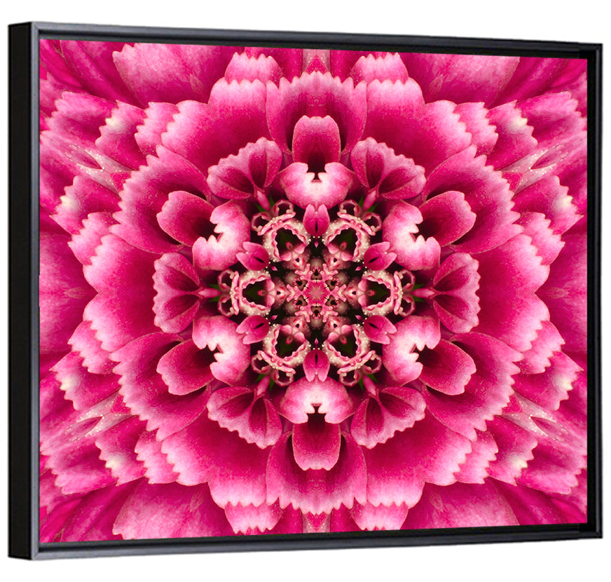 Concentric Mandala Floral Wall Art