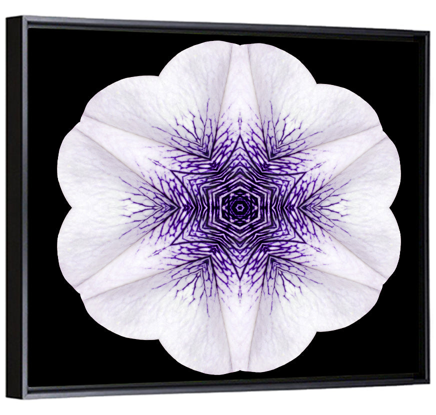 Circular Mandala Flower Wall Art
