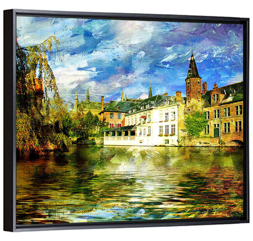 Old Town Belgium Wall Art