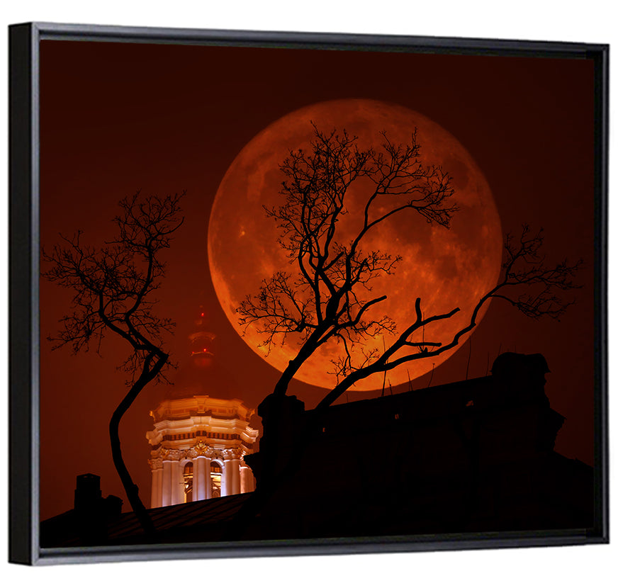 Haunted Supermoon Wall Art