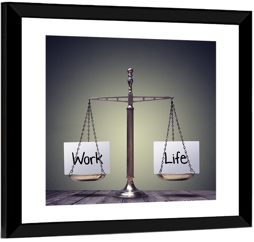 Work Life Balance Wall Art