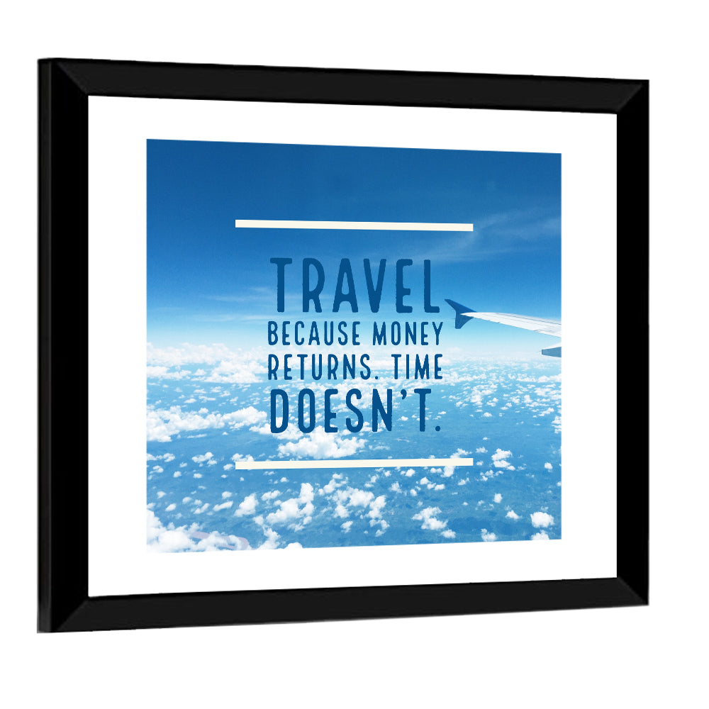 Travel Inspirational Quote Wall Art