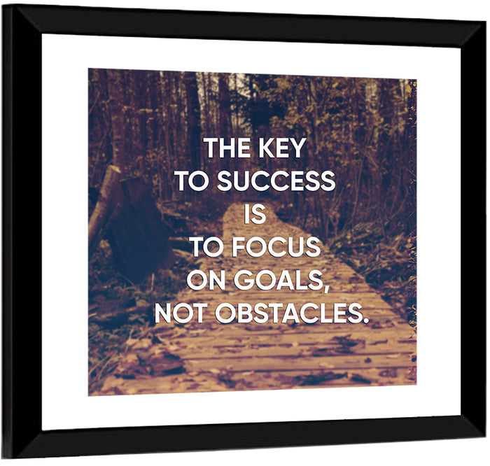 Key to Success Wall Art as a framed print