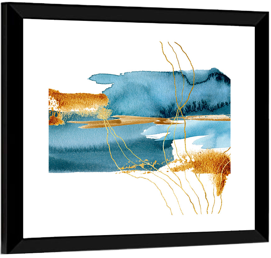 Underwater Plant Abstract Wall Art