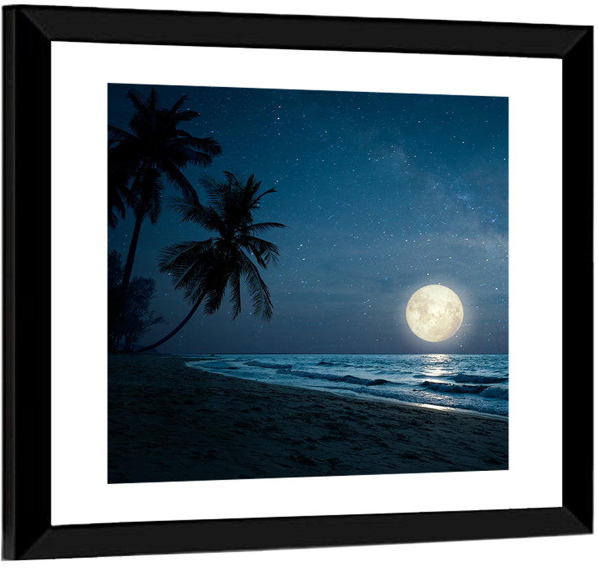 Palm Beach Moonset Wall Art