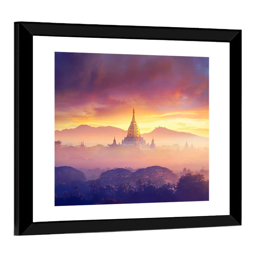 Buddhist Stupas Wall Art