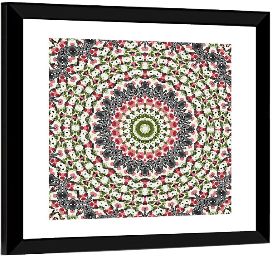 Mosaic Mandala Wall Art