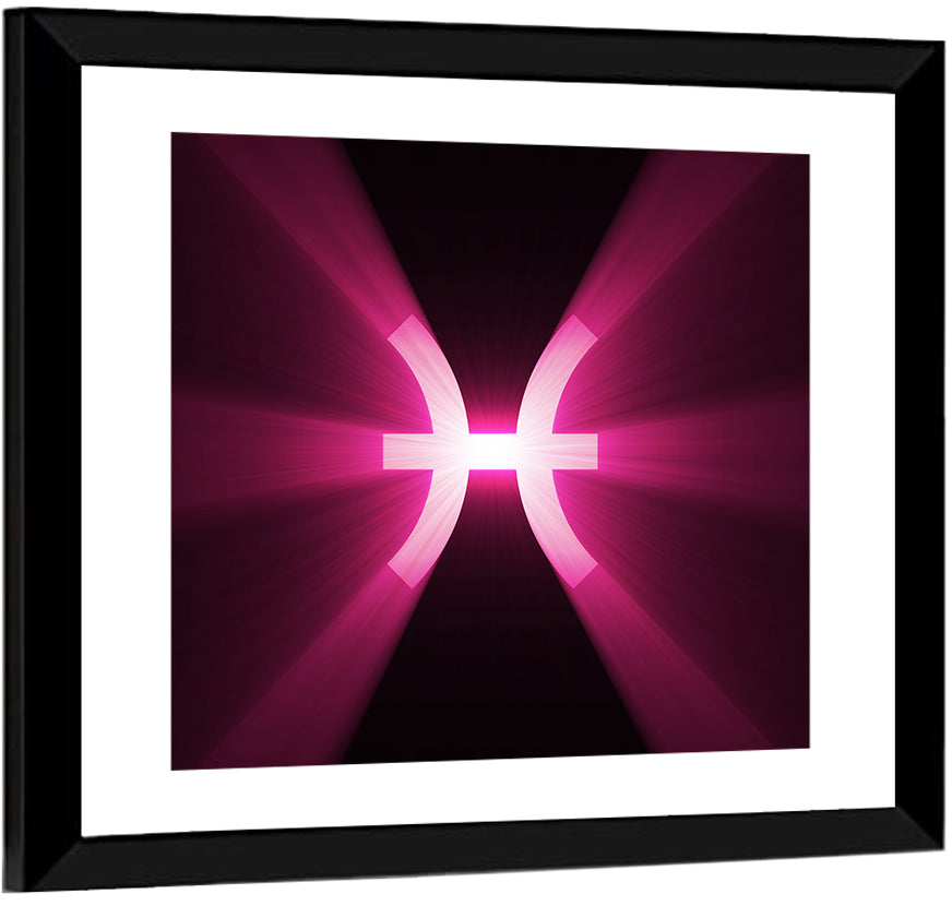 Pisces Symbol Wall Art