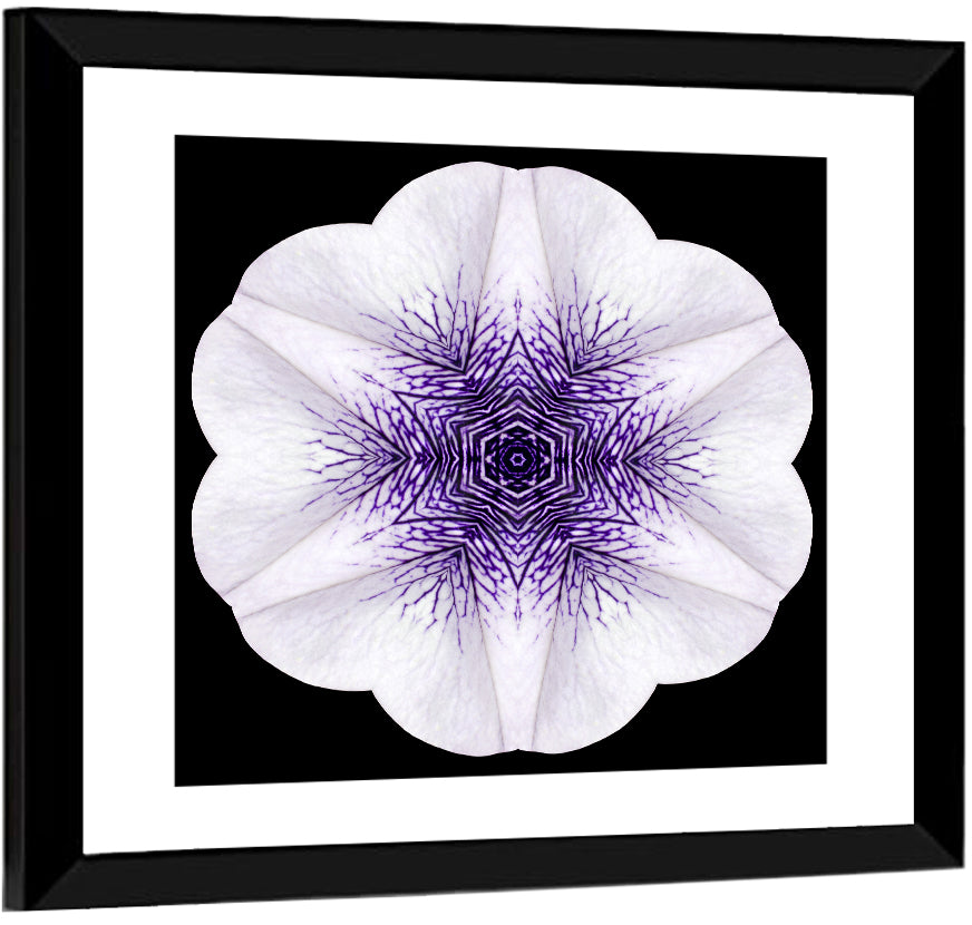 Circular Mandala Flower Wall Art