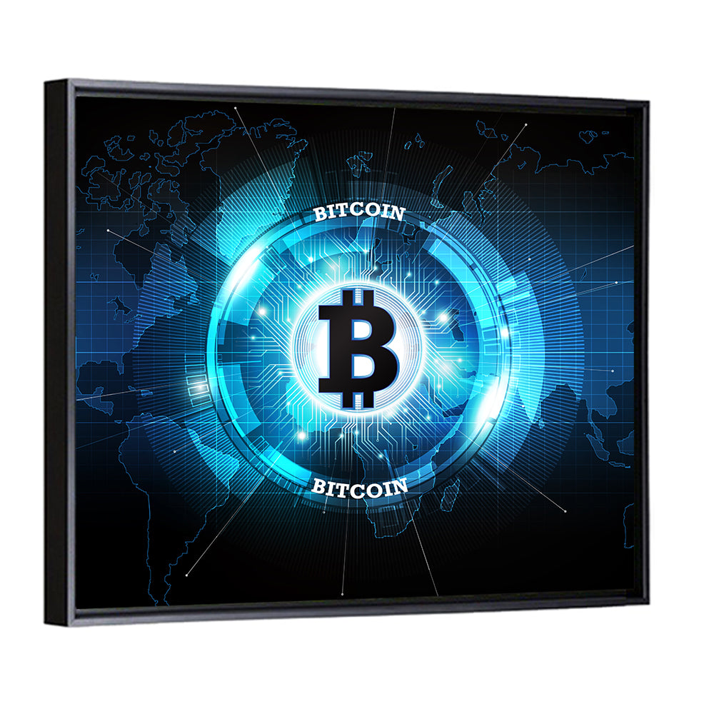 Futuristic Digital Money Wall Art