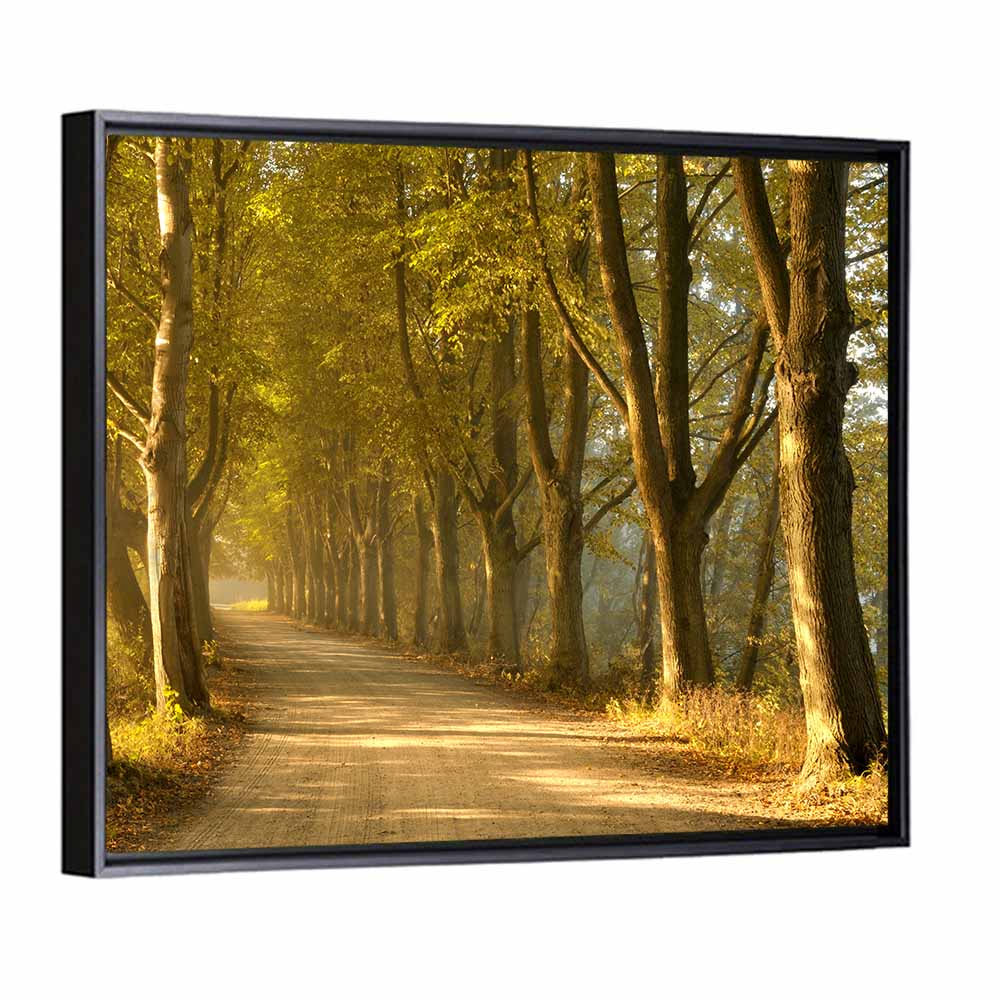 Countryside Road in Autumn Wall Art