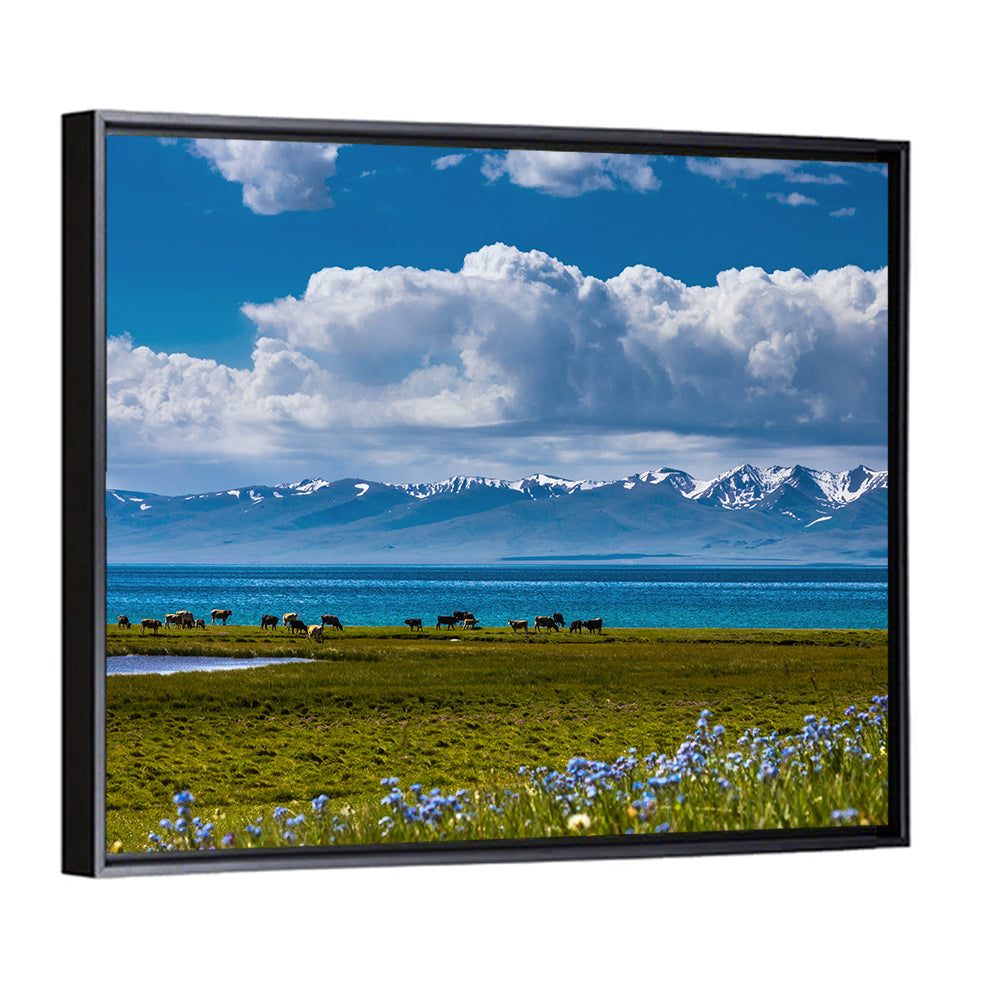 Song Kol Lakescape Wall Art