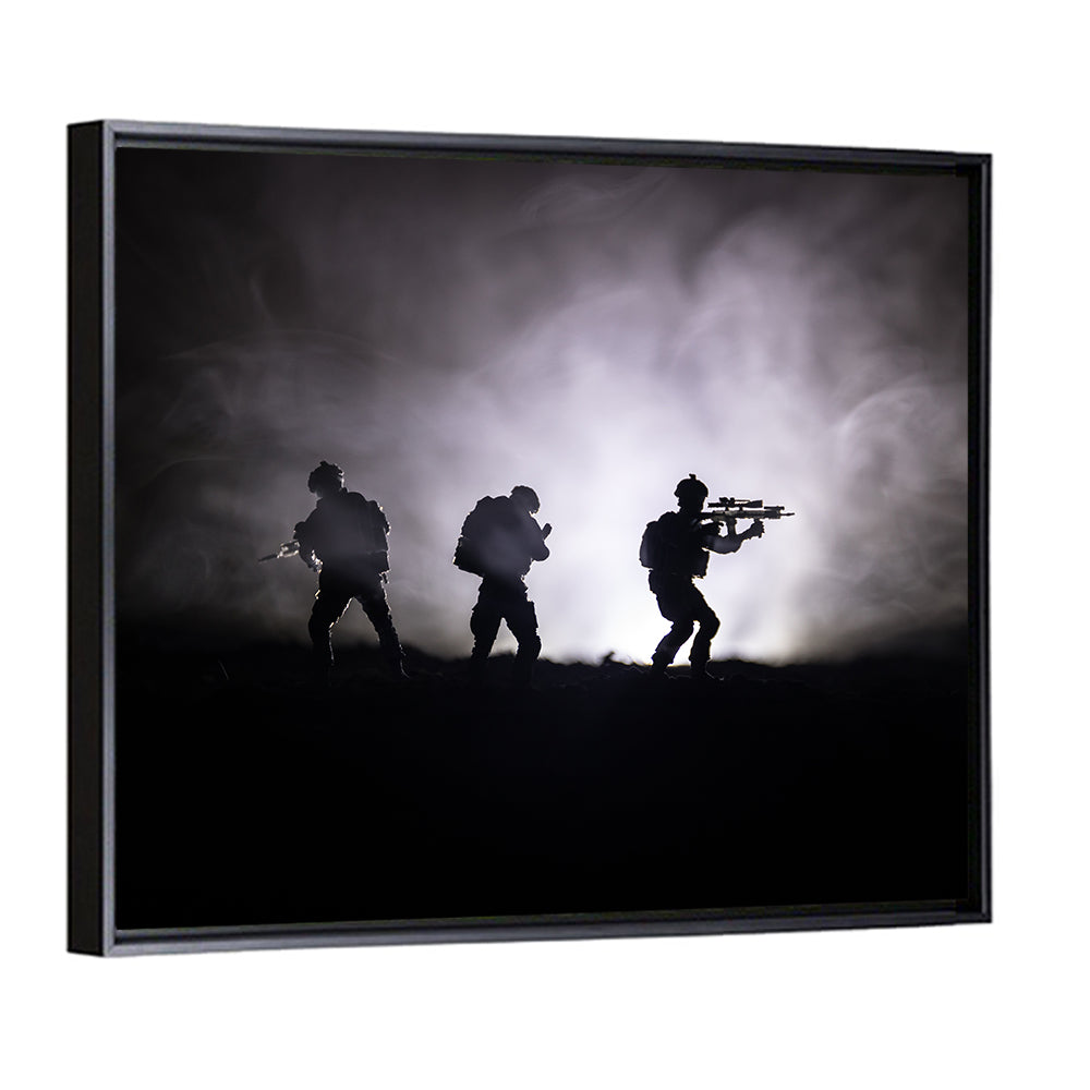 Military Soldiers in War Wall Art