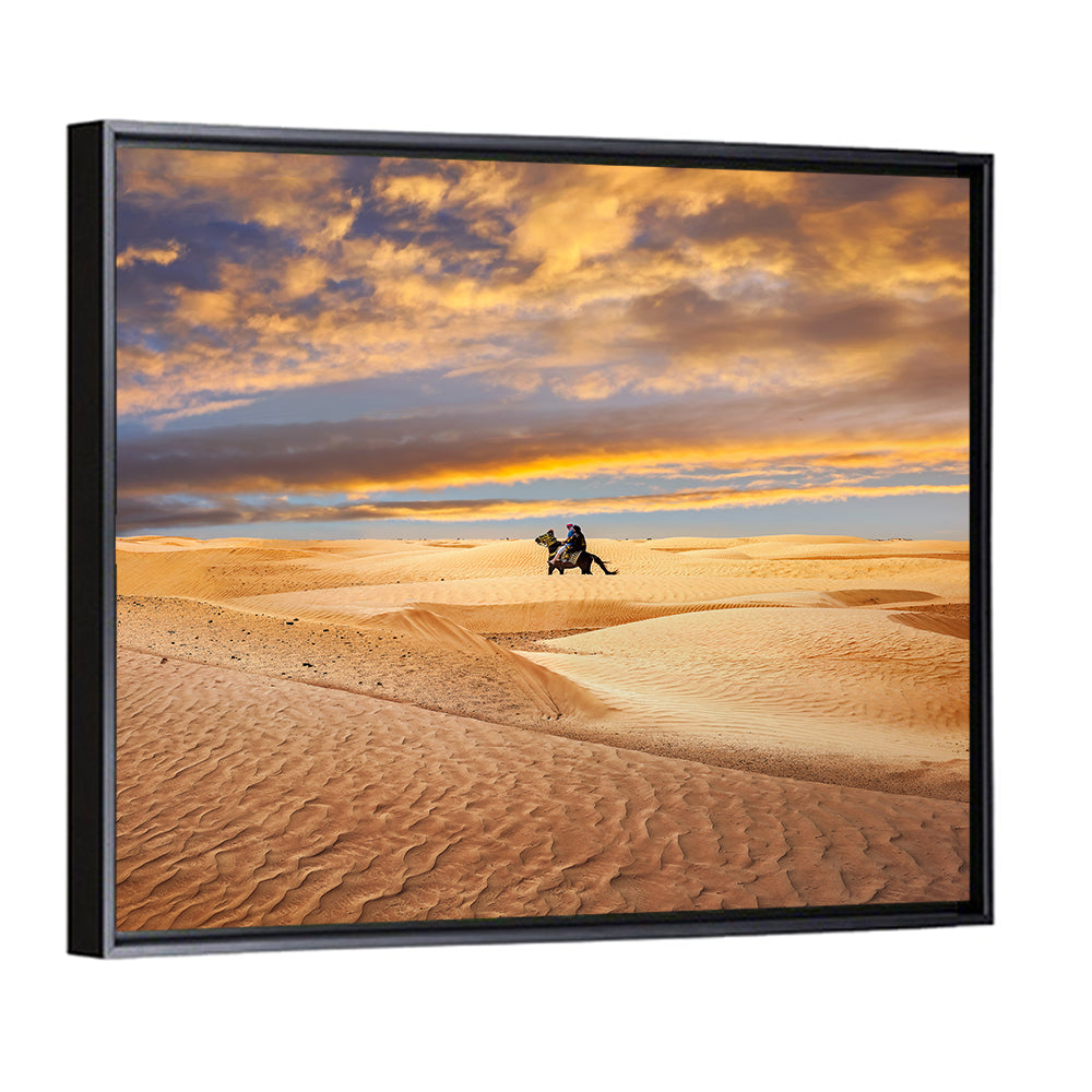 Sahara Desert Rider Wall Art