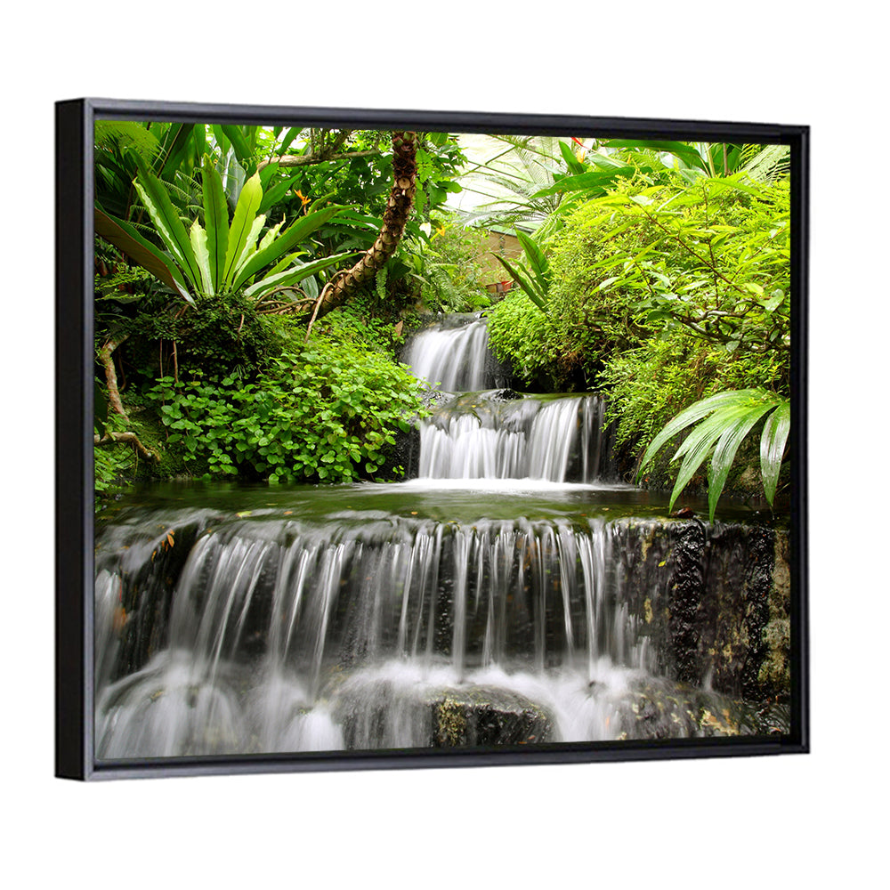 Rain Forest Waterfall Wall Art