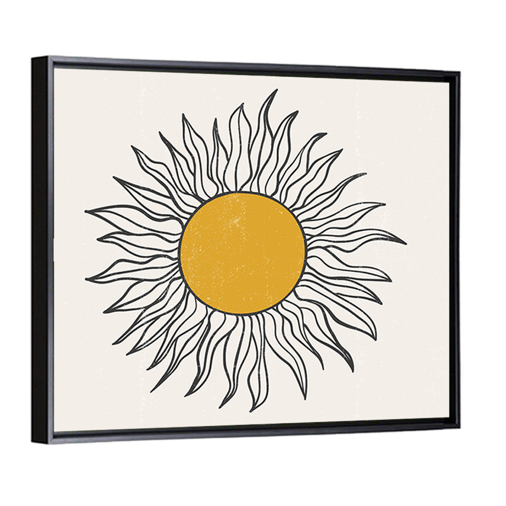 Sun Boho Minimalist I Wall Art