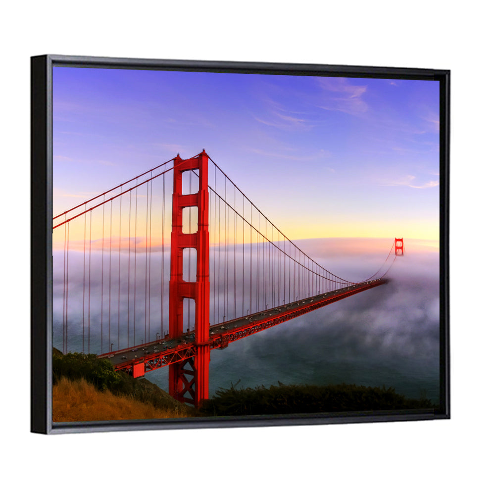 Foggy Golden Gate Bridge Wall Art