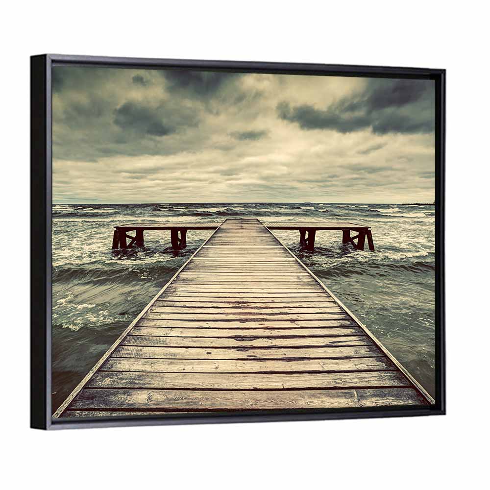 Old Wooden Jetty Wall Art