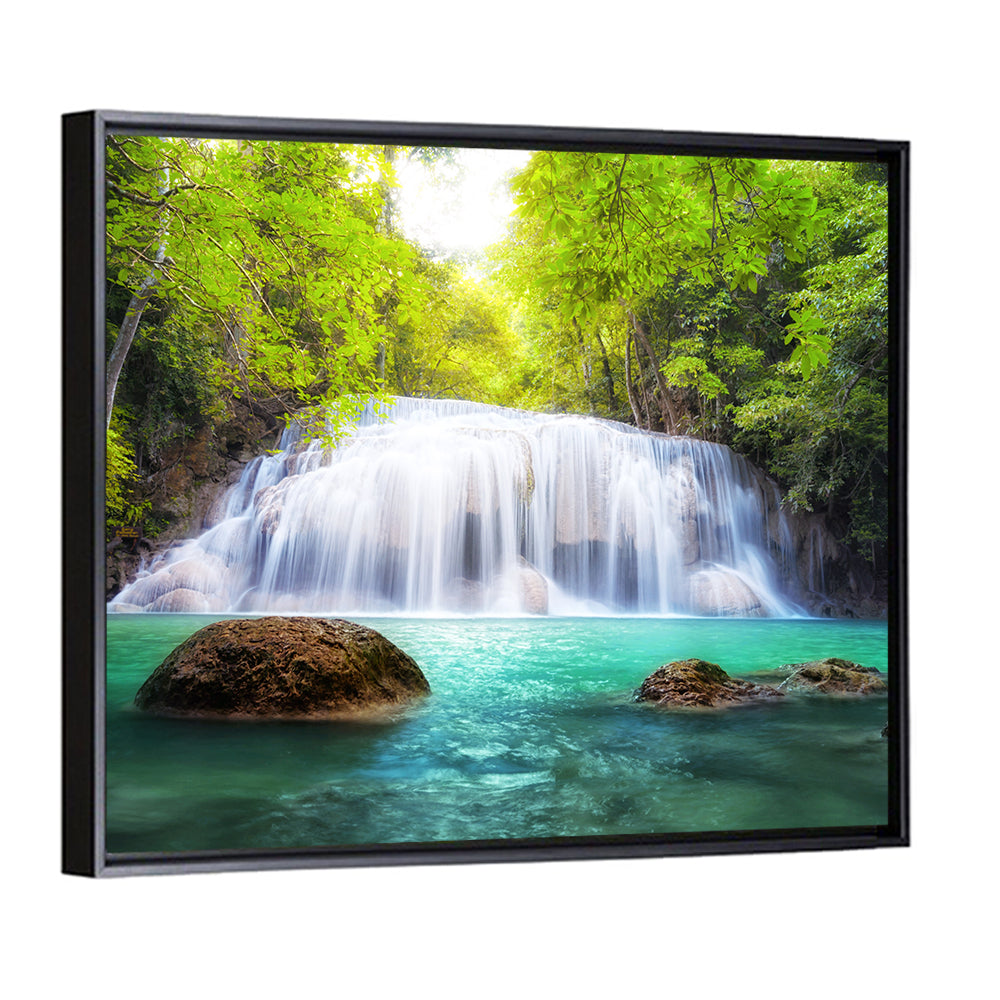 Tropical Waterfall Thailand Wall Art