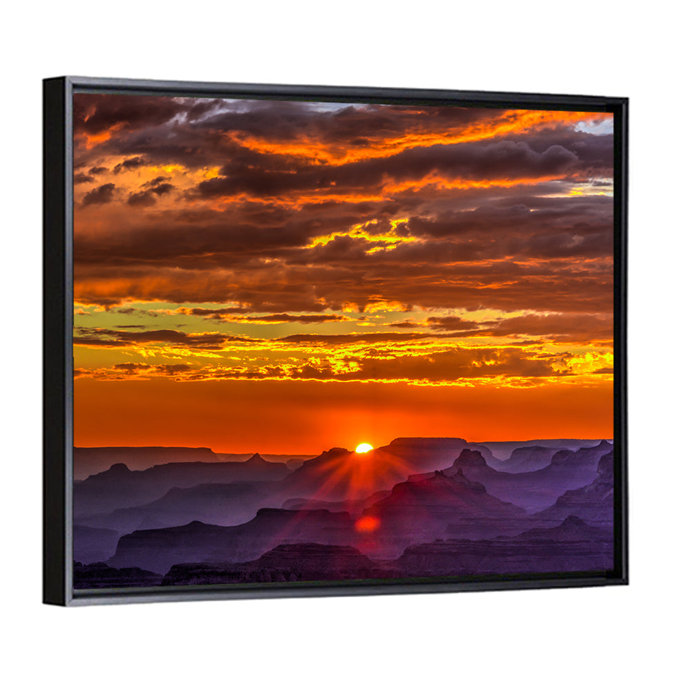 Lipan Point Golden Sunset Wall Art