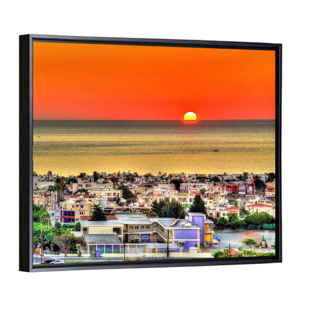Paphos Sunset Wall Art