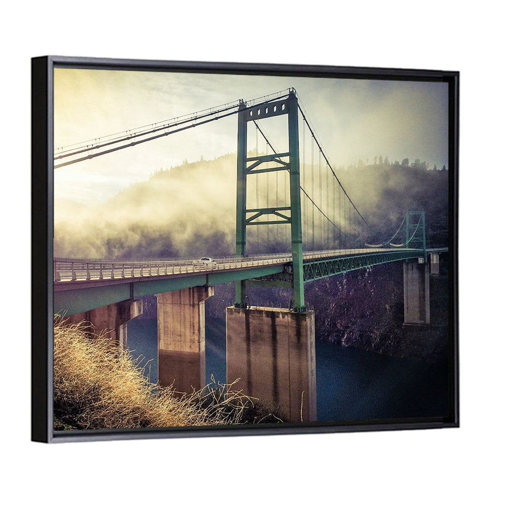 Bridge Over Lake Oroville Wall Art