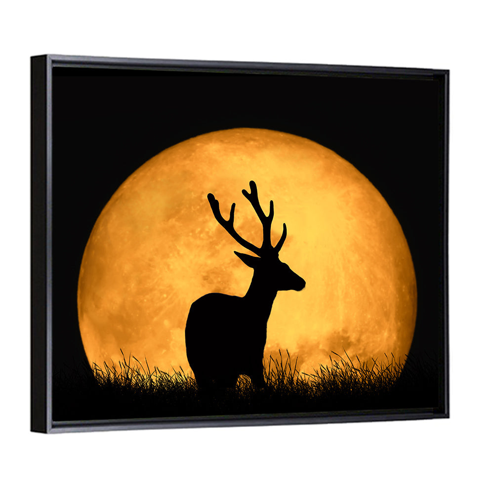Deer & Moon Wall Art