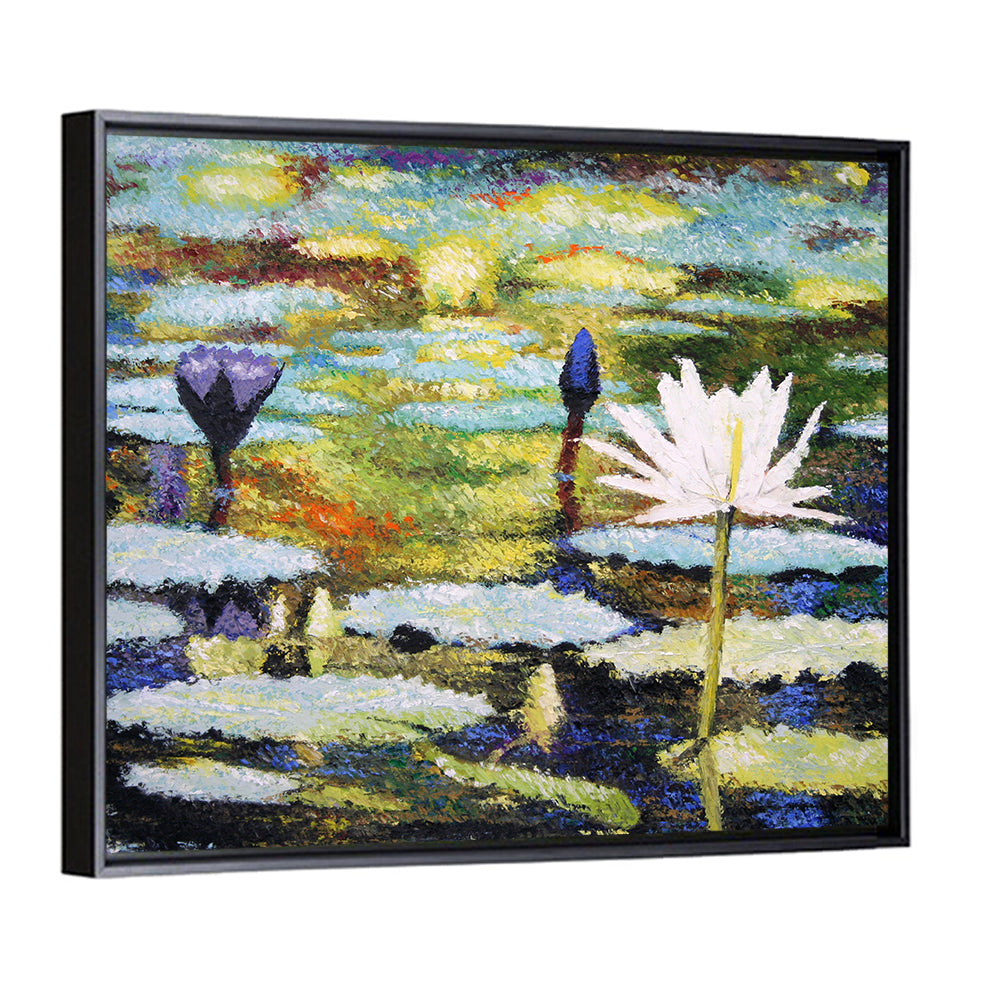 Water Lilies Painting Wall Art