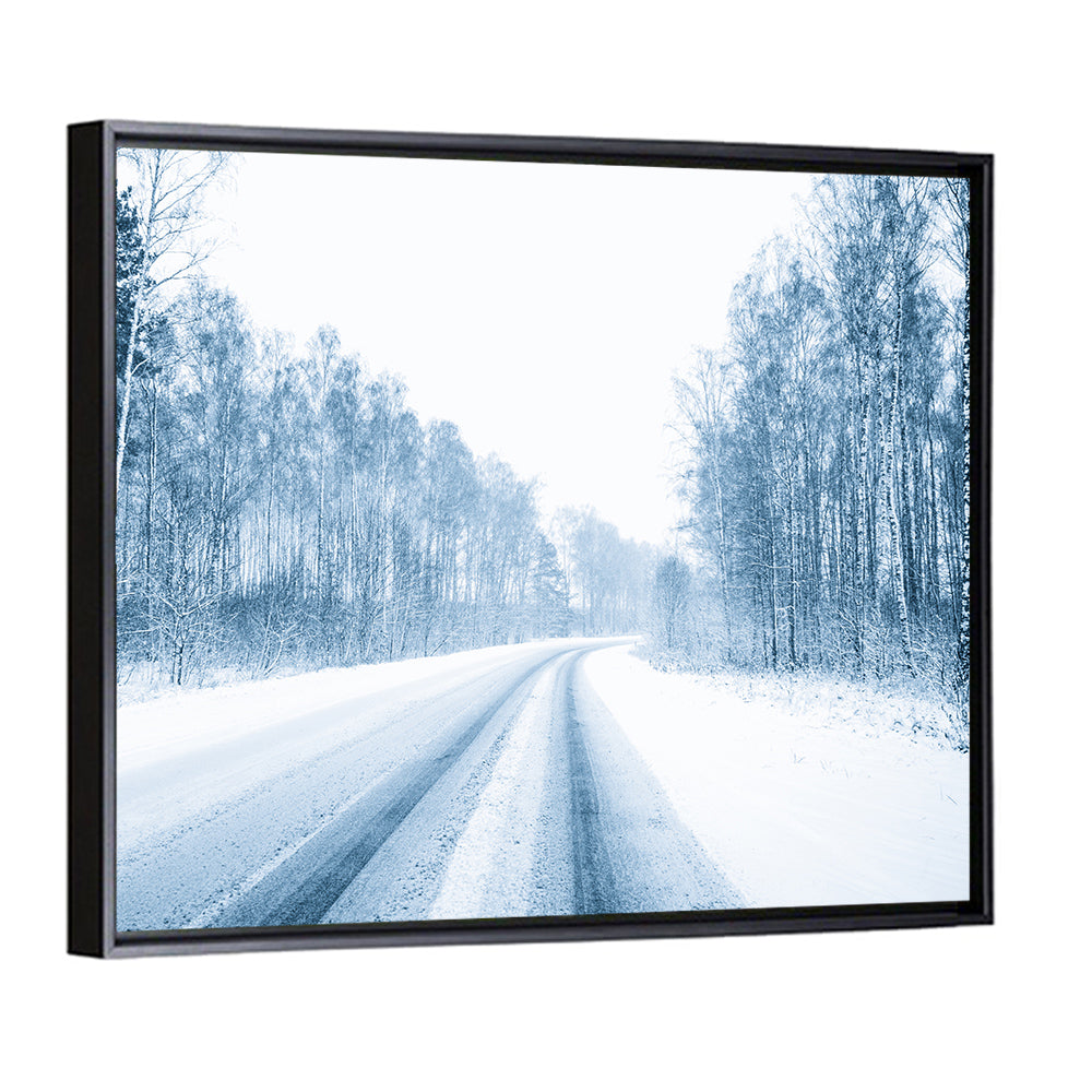Snowy Road Wall Art