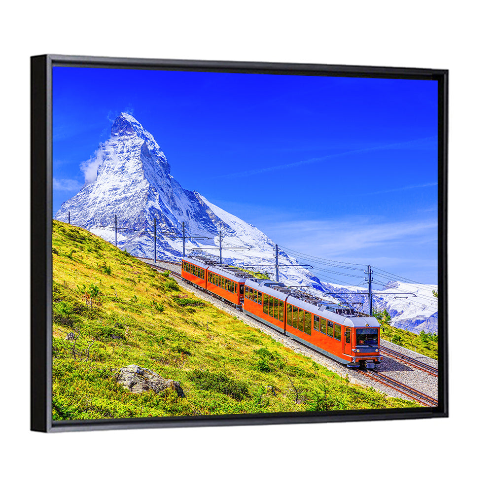 Matterhorn & Train Wall Art