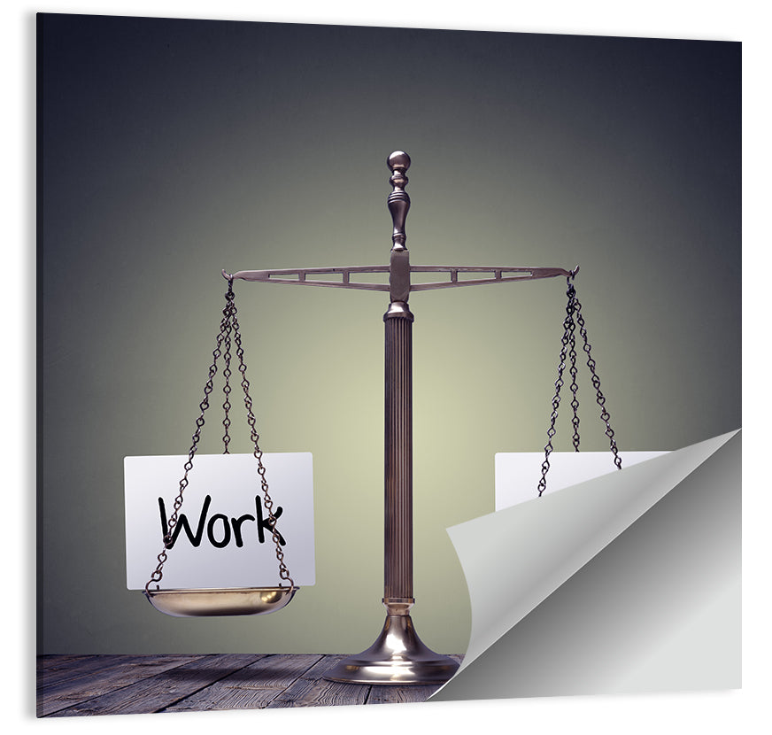 Work Life Balance Wall Art