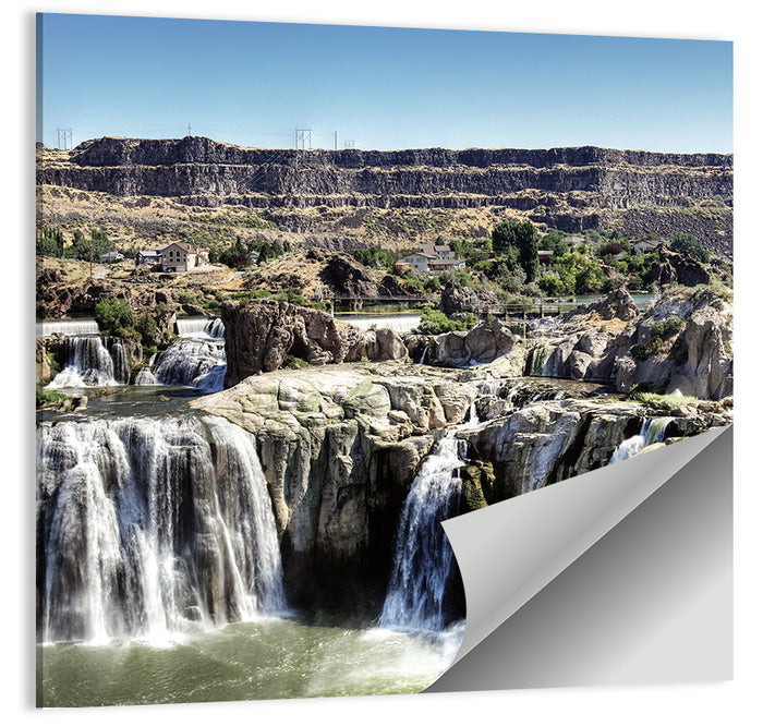 Shoshone Falls, Twin Falls Idaho Wall Art as a poster print