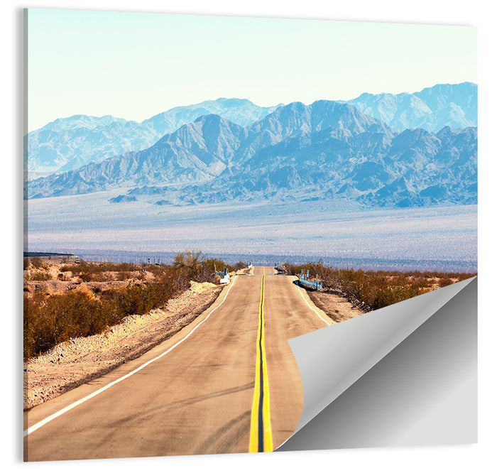 Mojave Desert Route 66 Wall Art as a poster print