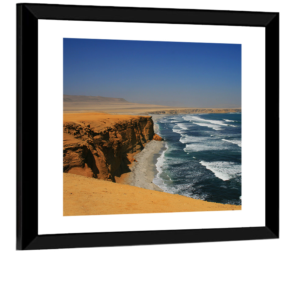 Peru Red Beach Wall Art