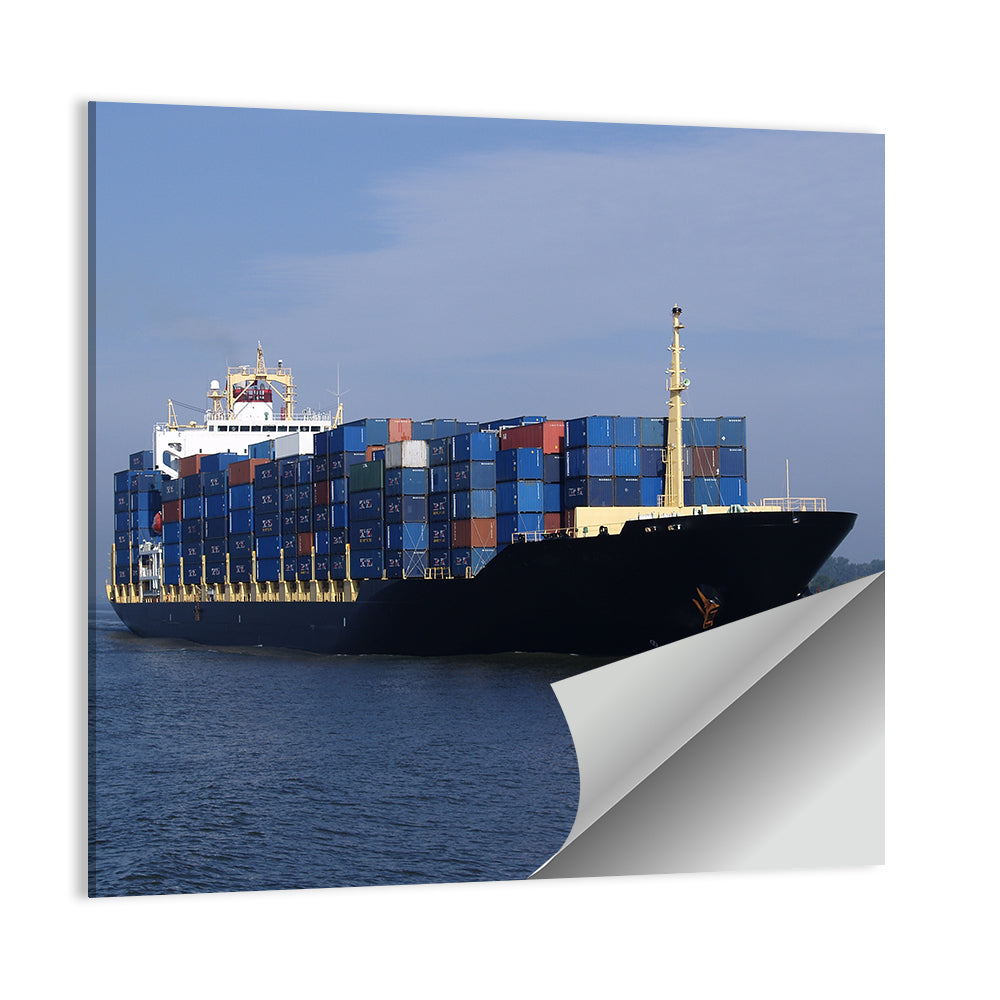 Container Ship Wall Art