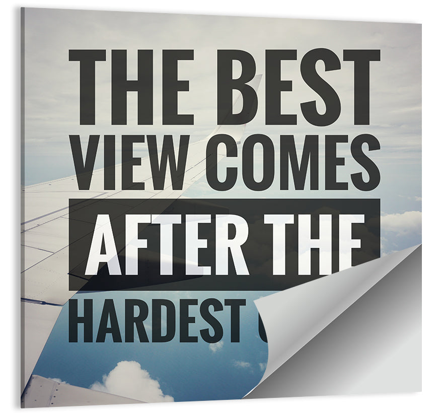 Hardest Climb Wall Art