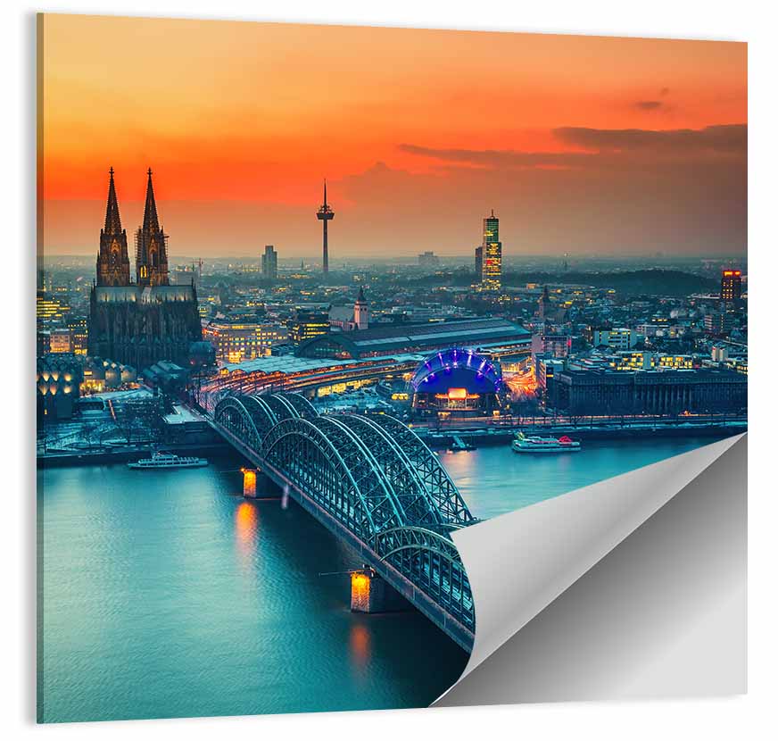Hohenzollern Bridge Wall Art
