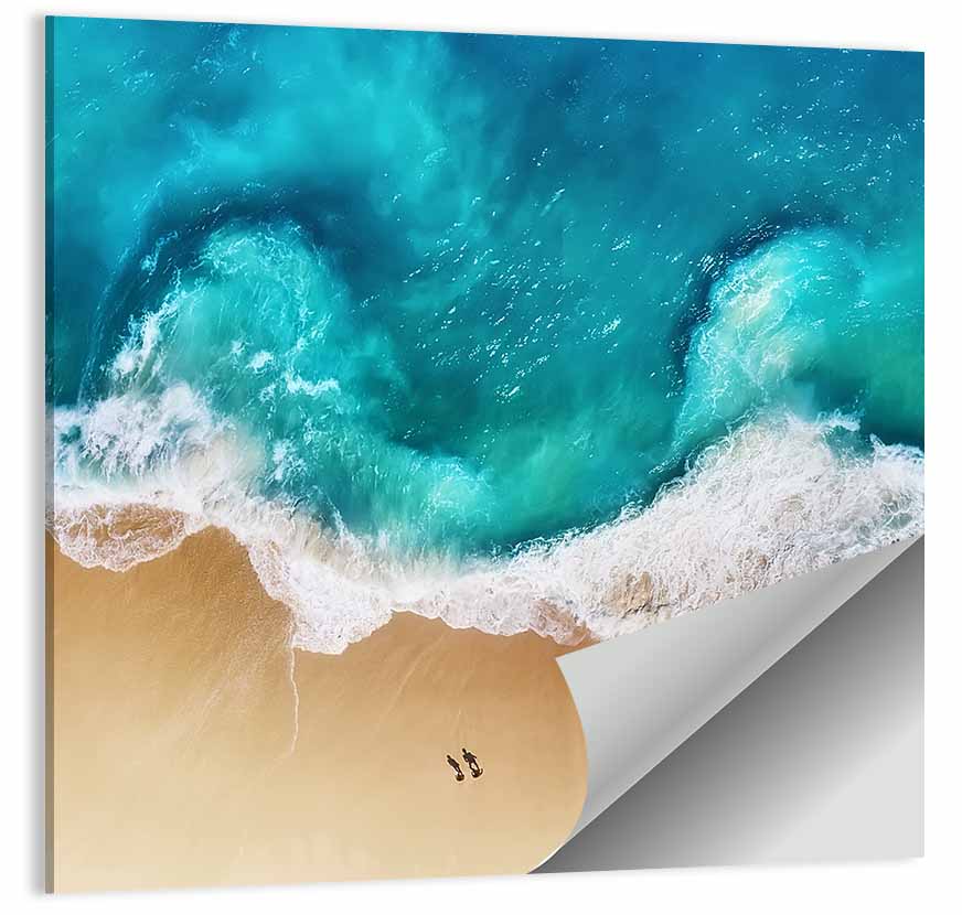 Turquoise Beach Coast Wall Art
