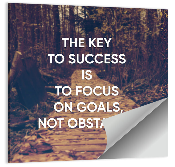 Key to Success Wall Art as a poster print