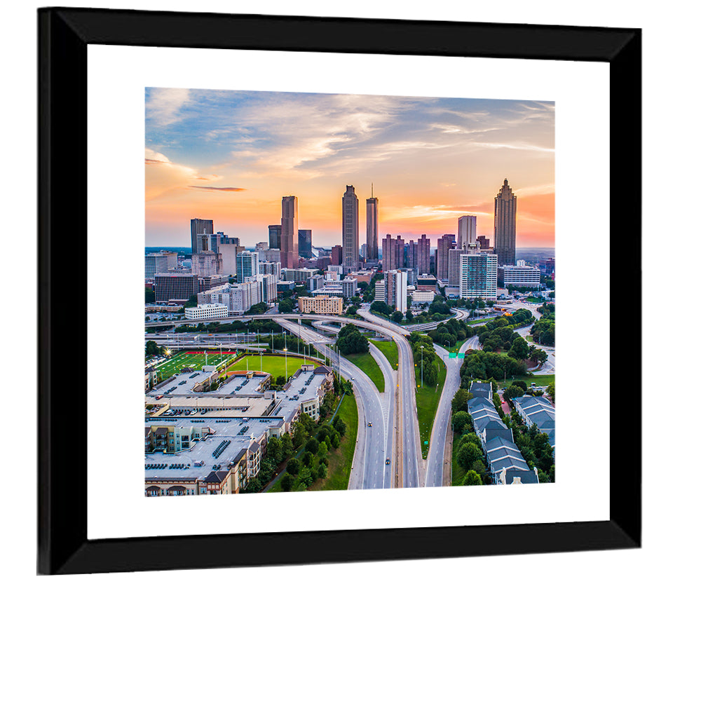 Atlanta Downtown Wall Art
