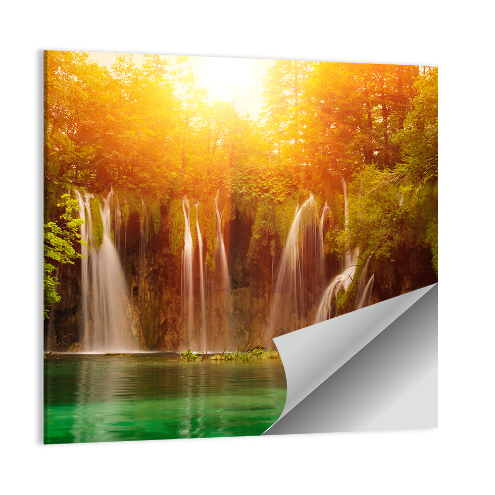 Plitvice Waterfall Wall Art