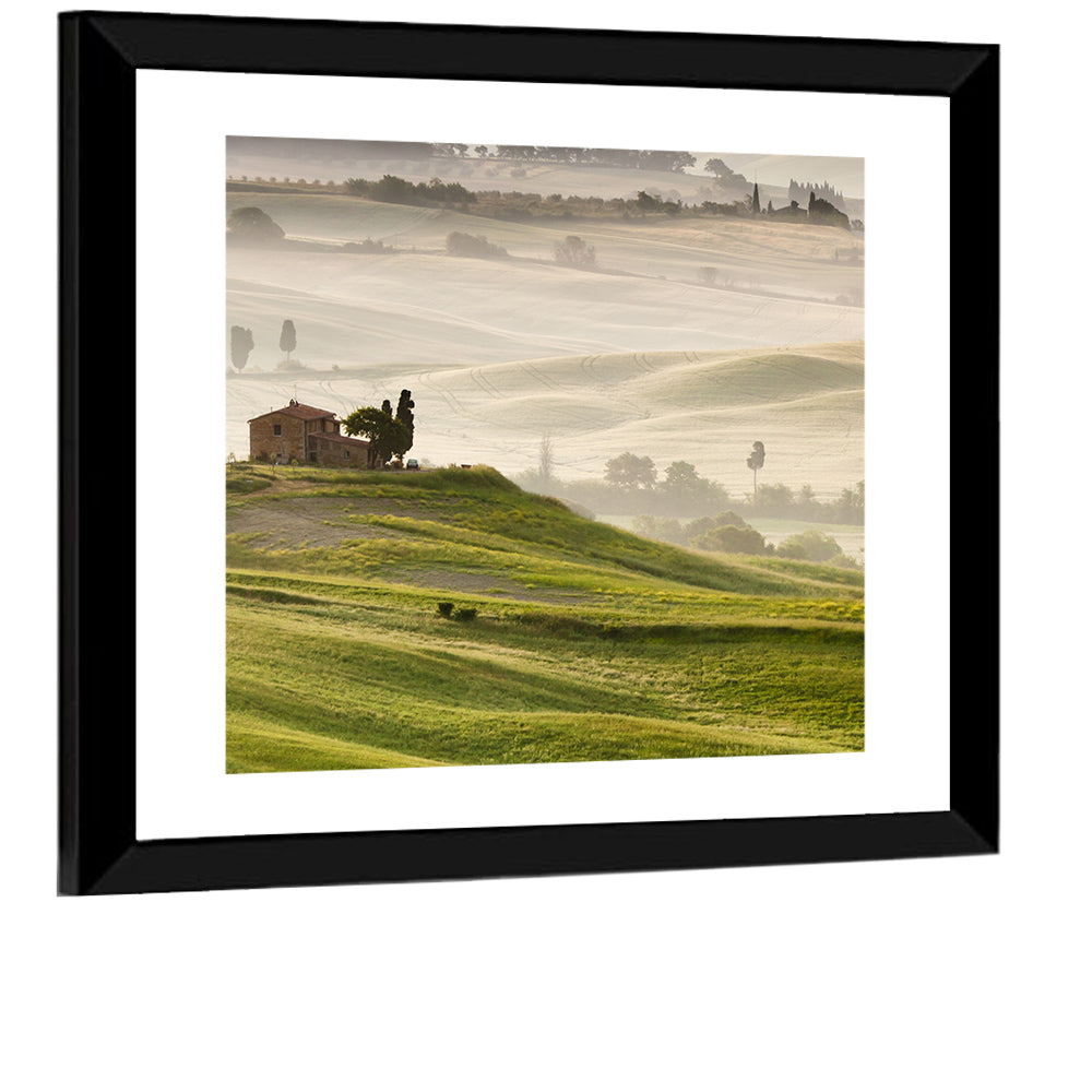 Foggy Tuscany Wall Art