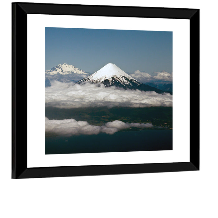 Osorno Volcano, Puerto Varas Wall Art as a framed print