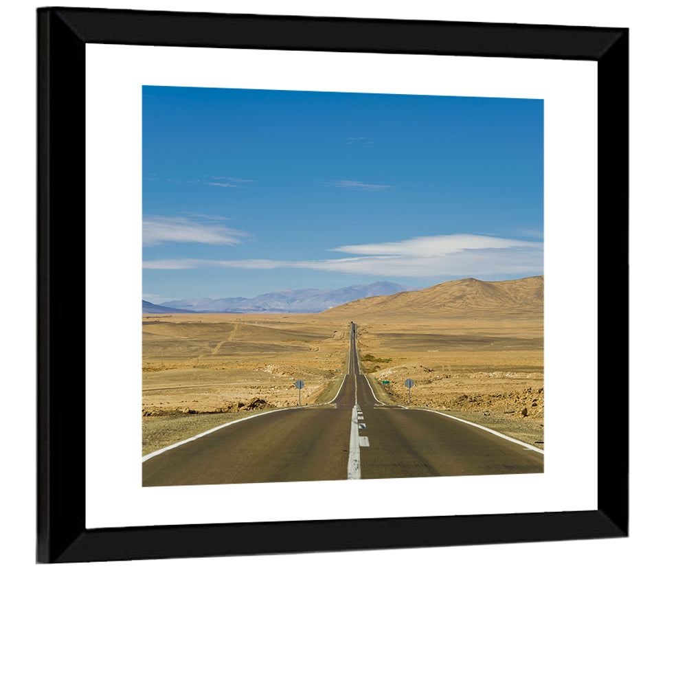 Atacama Desert Road Wall Art