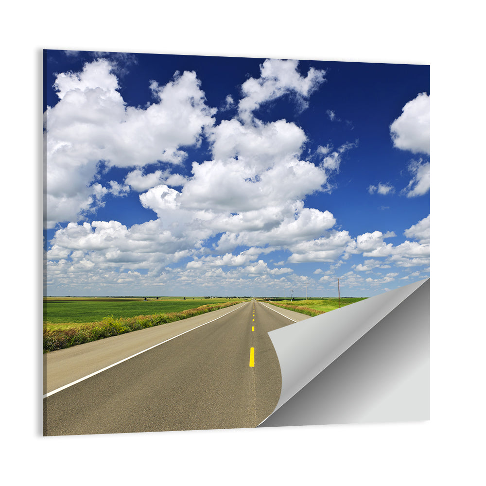 Saskatchewan Prairies Highway Wall Art